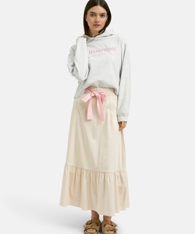 Smith & Soul - Boxy Hoodie "Hamptons" in Grau