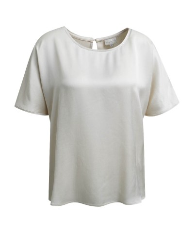 Milano Italy - Satinshirt in Creme