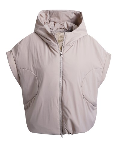Smith & Soul - Weste mit Kapuze in Taupe