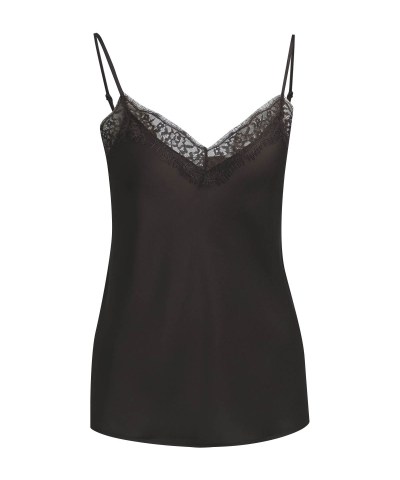 Milano Italy - Spitzentop in Mocca