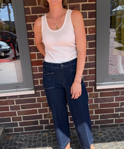 MAC - Dream Culotte Jeans in Rinsed