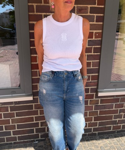 Zhrill - ZHIZA Used Jeans in Medium Blue
