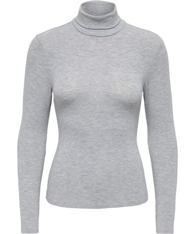 ONLY - OnlGlamour Rollkragenpullover in Grau