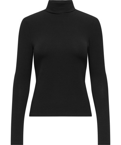 ONLY - OnlGlamour Rollkragenpullover in Schwarz