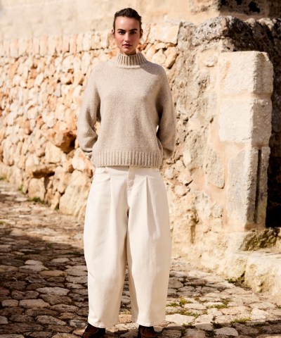 JcSophie - "Painter" Barrell Jeans in Hellbeige