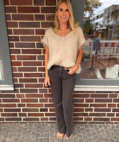 MAC - Wide Leg Jeans in Braun