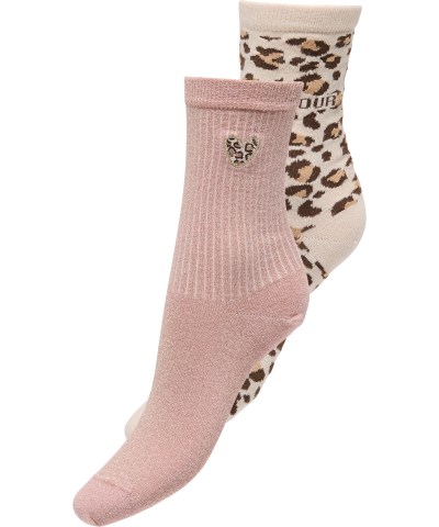 ONLY - OnlOlivia Leo Socken im Doppelpack Rosa