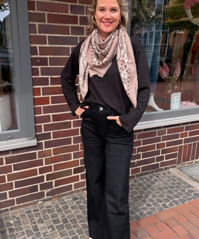 Goldgarn Denim - Luisenpark New Palazzo in Schwarz