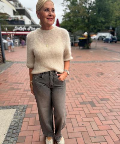 MAC - Colorado Barrel Jeans in braun grau