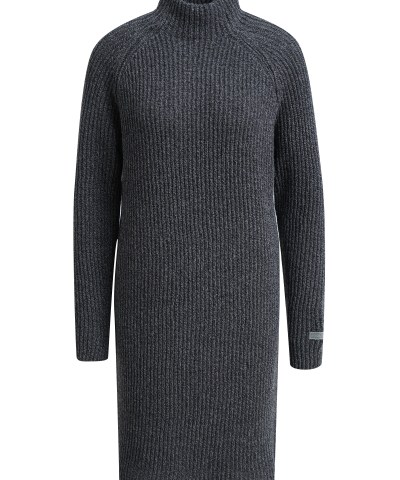 Smith & Soul - Woll-Strickkleid in Anthrazit