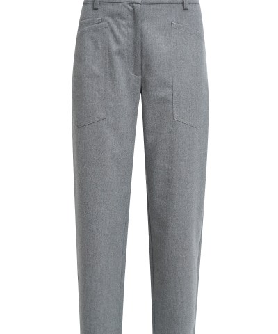 Milano Italy - Barrel-Stoffhose in Grau