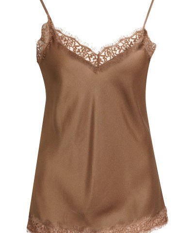 Milano Italy - Spitzentop in Caramel